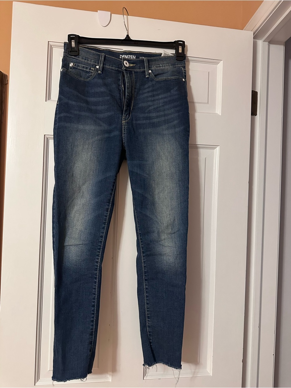Denizen from Levi's High-Rise Ankle Jeggings - Dark Blue Denim